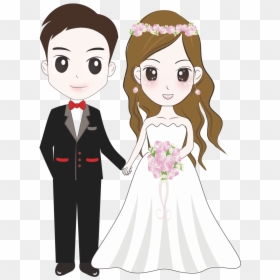Transparent Bride Clipart Png - Wedding Cartoon Images Hd, Png Download - bride clipart png
