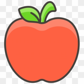Red Apple Emoji Icon - แอ ป เปิ้ ล การ์ตูน Png, Transparent Png - fruit emoji png