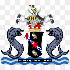 Fish Jumping Out Of Water Png -coat Of Arms, Hd Png - Baron Coat Of Arms, Transparent Png - waterpng