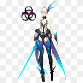 Anime Female Warrior Clipart Images Gallery For Free - Character Concept Art Blade And Soul, HD Png Download - warrior.png