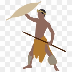 Africa, African, Warrior, Traditional, Man, Body - Guerreiro Africano, HD Png Download - warrior.png