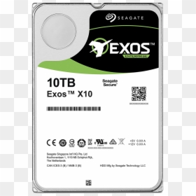 Seagate Exos X10 St10000nm0096 10tb - 10tb Hdd, HD Png Download - seagate logo png