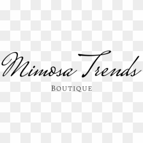 Calligraphy, HD Png Download - mimosas png