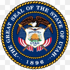Escudo Del Estado De Utah, HD Png Download - utah outline png