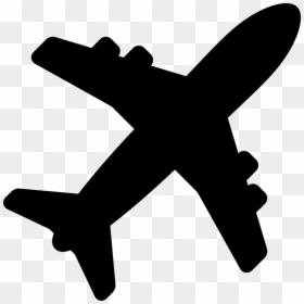 Transparent Plane Icon Png - Airplane Icon Png, Png Download - flight icon png