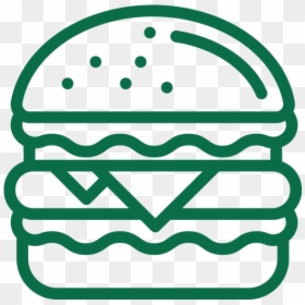 Burger Icon, HD Png Download - burger icon png