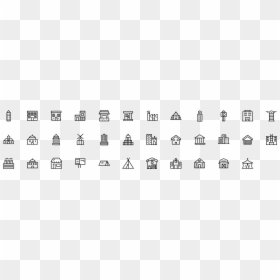 Building Types Icon Png, Transparent Png - building icons png