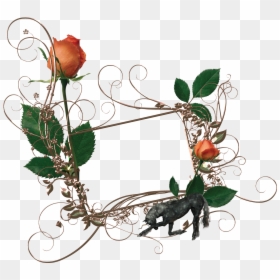 Rose Frame, HD Png Download - unicorn .png