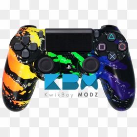 Ps4 Camouflage Controller Blue, HD Png Download - dualshock 4 png
