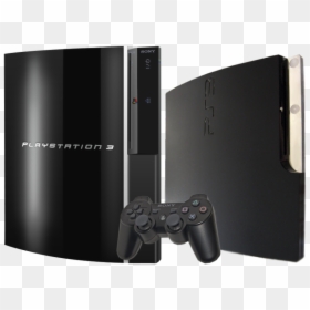 File - Ps3&ps3slim - Ps3 5th Generation, HD Png Download - dualshock 4 png