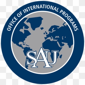 Sau Ig Logo6 Med - World Map Clipart, HD Png Download - world map icon png