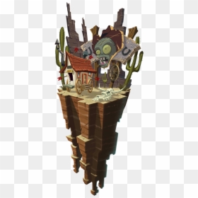 Wild West World Map Icon - Plant Vs Zombies 2 Wild West, HD Png Download - world map icon png