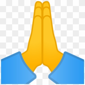 Folded Hands Icon - Praying Hands Emoji Png, Transparent Png - hands icon png