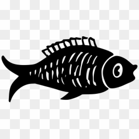 Transparent Fish Silhouette Png - Pesce Stilizzato Png, Png Download - computer icon png black