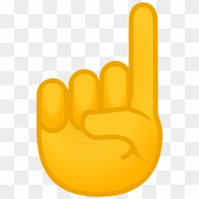 Index Pointing Up Icon - Finger Pointing Up Emoji, HD Png Download - sign up icon png
