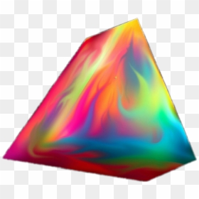 #triangle #3d #colors #colorful #3deffect @irethf5 - Art, HD Png Download - 3d triangle png