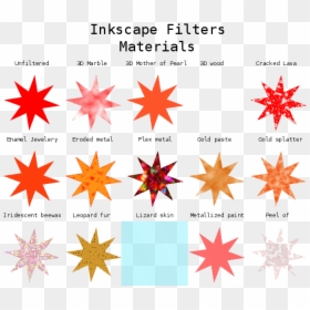 Inkscape Filters Materials - Inkscape Filters, HD Png Download - 3d triangle png
