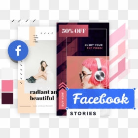 Cool Facebook Stories Examples - Flyer, HD Png Download - facebook text png