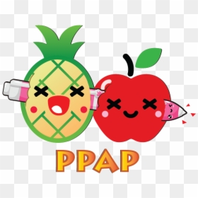 Kawaii Fruits And Pens Messages Sticker-0 - Kawaii Fruits, HD Png Download - kawaii word png