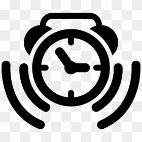 Ringing Alarm Clock Png Alarm Clock Ringing Icon - Ringing Clock Icon Transparent, Png Download - alarm clock icon png