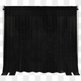 Pipe And Drape Usa 15’ W X 5’ L / Black Drapery Panels - Curtain, HD Png Download - drape png