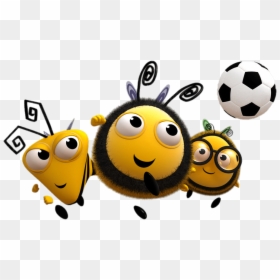 The Hive Characters Playing Football - Hive Characters, HD Png Download - hive png