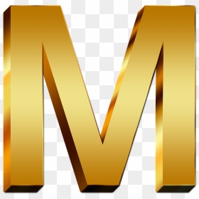 Thumb Image - M Letter Gold Png, Transparent Png - m.png