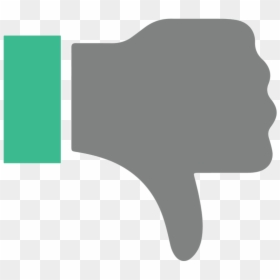 Thumbs Down Vector Png, Transparent Png - thumbs down icon png