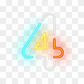 Transparent Number Sign Clipart, HD Png Download - neon signs png