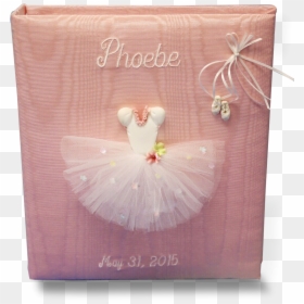 Ballerina Personalized Baby Memory Book - Christmas Card, HD Png Download - baby ballerina png