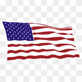 Flag, Usa, Red, Striped, Blue, Star, Stars And Stripes - Waving American Flag Transparent, HD Png Download - blue stripes png