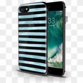 Blue Stripes Clear Case For Iphone 7/8 - Iphone 7, HD Png Download - blue stripes png