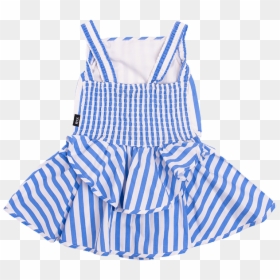 Rock Your Baby Blue Stripe Lana Romper Dress - Applikationen Für Jungs Selber Machen, HD Png Download - blue stripes png