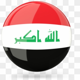 Glossy Round Icon - Iraq Round Flag Png, Transparent Png - iraq flag png