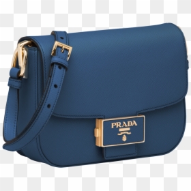 Prada Emblème Saffiano Leather Bag - Shoulder Bag, HD Png Download - prada png