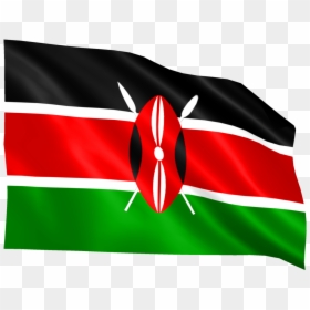 Kenya Wave Flag Png, Transparent Png - iraq flag png