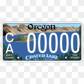 Oregon License Plates, HD Png Download - blank license plate png