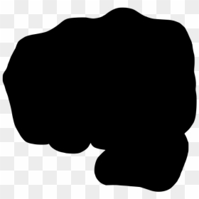 Silhouette, HD Png Download - fist icon png