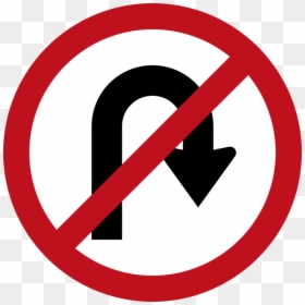 Botswana Road Sign - No U Turn Sign Australia, HD Png Download - phone call icon png