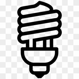Spiral Bulb Icon - Logo Lampu Spiral, HD Png Download - bulb icon png