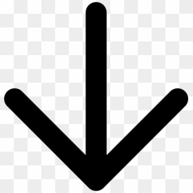 Down Arrow Icon Png , Png Download - Arrow Pointing Down Png, Transparent Png - down arrow icon png