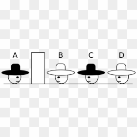 4 Men In A Hat Riddle, HD Png Download - four png