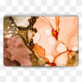 Orange Color Splash Skin Laptop - Stained Glass, HD Png Download - splash of color png