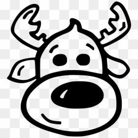 Reindeer, HD Png Download - reindeer nose png