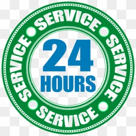 24 Hours Service Logo Png, Transparent Png - 24 hour emergency service png