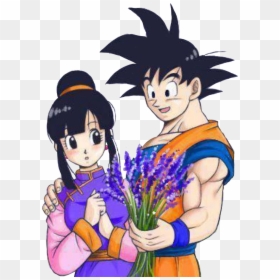 #milk #chichi #goku #gochi - Goku And Chichi Png, Transparent Png - chichi png