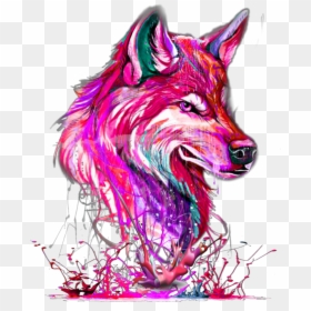 Transparent Wolves Clipart - Pink Wolf Png, Png Download - minecraft wolf png