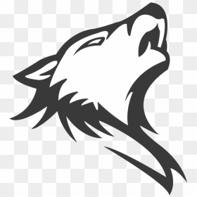 Transparent White Wolf Png - Wolf Logo Png Hd, Png Download - minecraft wolf png