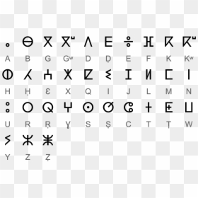 Tifinagh Alphabet - Alphabet Tifinagh, HD Png Download - alphabet letters png