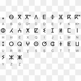 Tifinagh Alphabet - Alphabet Tifinagh, HD Png Download - alphabet letters png